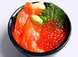 Mini salmon oyako-don