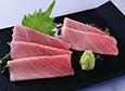 Fatty tuna sashimi