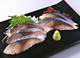 Vinegared mackerel sashim