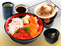 Tomakomai Seafood Bowl Meal